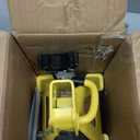 YELLOW JACKET Car Jack Stands 3 Ton with Double Locking and Large Foot Base for Lifting SUVS, Heavy Duty Steel, 6600 lb Capacity, 1 Pair, Yellow