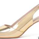Mostrin Kitten Heels for Women Slingback Pointed Closed Toe Heels Women's Pumps Shoes for Wedding, Party, Commuting
