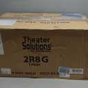 Theater Solutions 2R8G Outdoor Granite 8" Rock 2 Speaker Set for Deck Pool Spa Yard Garden