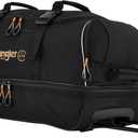 ATG Compass Rolling Travel Duffel Bag, Rich Black, 22-Inch