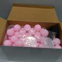 Vinsot 6 Sets Baby Shower Games Bridal Funniest Baby Shower Play, Interactive Shaking Balls for Boy or Girl, Table Tennis Twerk Game (Pink)