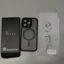 TOCOL for iPhone 16 Pro Case, Full Camera Protection, Compatible with Magsafe, Drop Protection, Translucent Magnetic Matte Phone Case for iPhone 16 Pro 6.3 inch (Black)