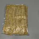 Staruby Organza Gift Bags 100Pcs Gold Sheer Organza Bag 5x7 Inch Mesh Favor Bags Drawstring Jewelry Rattan Printed Gift Pouches for Wedding Party Favors Couple Shower Christmas Gifts Candy Bags