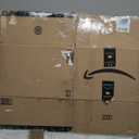 Sorbus 32-Inch Large Wall Clock  Decorative Black Metal Clock with Gold Hands  Silent, Battery Operated, Modern Wall Decor for Living Room, Kitchen, or Office  Great Gift for Housewarming or Office