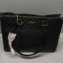 LOVEVOOK Lunch Tote Bag for Women, 15.6 Inch Laptop Bag with Insulated Lunch Compartment, Quilted Large Capacity Computer Handbag with Purse for Business, Work, Nurse, Office, Collage, Casual, Black