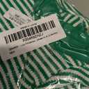 ZAXARRA Baby Christmas Sweatshirt Romper Striped Waffle Knit Jumpsuit Christmas Tree Embroidery Cute Boy Girl Holiday Outfit (Green)