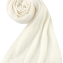 Allegra K Women Winter Scarf Warm Knitted Long Rectangle Shape Stylish, Beige