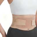 RANDY SUN Friendly Comfort Lower Back Brace for Female Workers (L/XL( Waistline30''-36''), Skin Color)