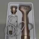 Electric Razor for Women 2-in-1: Painless Rechargeable Shaver for Face Legs Underarms and Bikini Area  Travel Lock (Gold)