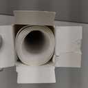 YSAGi Leather Desk Protector, Office Mat, Large Mouse Mat, Non-Slip PU Leather Blotter, Laptop Desk Pad, Waterproof Writing Pad for Office and Home (White, 35.4" x 17")