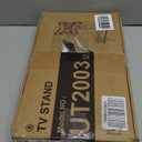 TVON Universal TV Stand Base, Swivel Table Top TV Stand for 20-43 inch TVs/Monitors with 4 Level Height Adjustment and Tempered Glass Base, Holds up to 88 Lbs, VESA 200x200mm