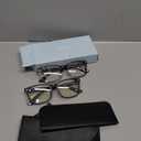 livho High Tech Blue Light Glasses - Advanced 99% Blue Light Blocking Computer Glasses - Anti Eyestrain & UV Glare Protection (*B2 Matte Black+leopard)