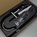 KENES Brushed Nickel Bathroom Faucet Single Handle Modern Prep Wet Bar Sink Faucet Bathroom Sink Faucets with Drain Assembly & Deck Plate, Farmhouse RV Camper Outdoor Utility Faucet, KE-9005B (Short)