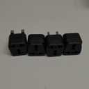 Travel Plug Adapter, Universal Travel Adapter Socket for USA,Japan,Canada,Philippines - [Grounded & Universal]