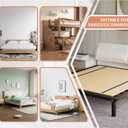 Imperius Foldable Box Spring, Bunkie Board, Bed Support Slats, Bed Boards for Under, Twin (60x30)