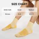 CS CELERSPORT 5 Pairs Women's Ankle Socks Running Athletic Sport Socks with Cushion, Small