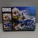 Dual Dinosaur Building Sets - Indominus Rex & Mosasaurus Dinosaur Toys with Poseable Joints, STEM Educational Toys for Kids Ages 6-12, Creative Birthday Gifts for Boys and Girls