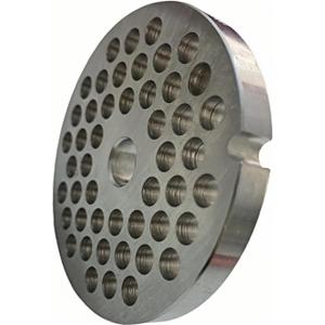 For Hobart, LEM, Cabelas, Weston and FGA Food Chopper, MTN Meat Grinders of #12 Stainless Steel Meat Grinder Plate Discs BladesCutting Disks Heavy Duty. (6/25 Hole Plate)