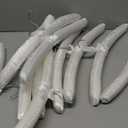 Amber Home 10 Pack 17 Inch Large White Satin Padded Hangers for Women Clothing, Anti Slip Cushioned Hangers for Sweaters, Wedding, Delicate Cashmere