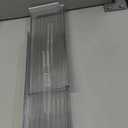 iDesign Plastic Adjustable Deep Drawer Divider, Kitchen, Dresser, Desk, Bathroom and More, The Linus Collection  Set of 2, Expandable 13.25  20.75, Clear