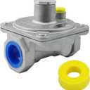MENSI Natural Gas Pressure Regulator with Adjustable fits for Commercial Stove Range Pipe Lines