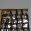 28 Pcs Chair Leg Sliders for Carpet, Square Chair Leg Floor Protectors Glides, Silicone Furniture Leg Protectors Caps, Carpet Protectors Table Feet Teflon Covers Pads (Fit:1-1/8" ~ 1-1/2")