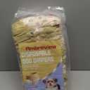 Ambreview Dog Diapers Female, Disposable Diapers for Female Dog with Stretchy Waist, Pull Up Puppy Wraps for Doggie in Heat Period Super Absorbent Leak-Proof Doggy Diaper for Dogs 30PCS (M) (M(Waist 11.8"-19.7"))