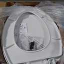 Bemis 7300SLEC Slow Close Toilet Seat, Easy Clean Hinges and Durable Plastic Seat, Made in USA, Elongated, White