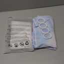 Velaequezii Pink Blue Marble Abstract Shower Curtain Modern Ombre Printed Bath Curtain Waterproof Washable Fabric Bathroom Bathtub Decor Shower Curtain Set with Hooks 48x72 Inch