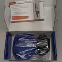 Stretching Strap With Door Anchor - Stretching Equipment to Improve Legs Flexibility - Splits Trainer For Home Ideal In Ballet, Dance, Cheerleading, Taekwondo, Yoga, Pole Dancing & Gymnastics (Dark Blue)