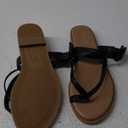 Women's Sandals Size 7.5 – Kensie Black Strappy Flat Sandals