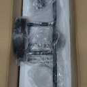 Bathroom Light Fixtures, 3-Light Matte Black Vanity Light, Black Bathroom Lights Over Mirror with Clear Glass Shade, Wall Sconces for Mirror Bedroom Living Room Hallway