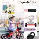 KRIDDO Kids Tricycles Age 24 Month to 4 Years, Trike for 2.5 to 5 Year Old, Gift Tricycles for 2-4 Year Olds, Trikes for Toddlers, Red