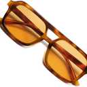 VANLINKER Retro 70s Square Aviator Sunglasses for Women Men Vintage Trendy Rectangle Sun Glasses VL9816