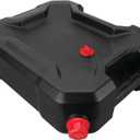 Performance Tool W4078 24-Quart Oil Drain Container, Deep Drain Well, Integrated Handle, Sealing Rubber Gaskets, Black