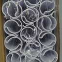 Jetec 32 Pcs PVC Pipe Clips Pool Cover Clamps for Above Ground Pool Greenhouses, Row Covers, Garden, Shelters, Bird Protection, 2.4 Inch Long(for 1/2 Inch PVC Pipe,White)