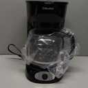 Mueller 12-Cup Drip Coffee Maker - Borosilicate Carafe, Auto-Off, Reusable Filter, Anti-Drip, Keep-Warm Function, Clear Water Level Window Coffee Machine, Kitchen Essentials & Accessories (Black)