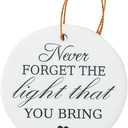 2 x Thank You Ceramic Ornament  Appreciation Gifts for Women, Men, Teachers, Nurses, Coworkers, Bosses  Retirement, Farewell, Birthday, Christmas Keepsake