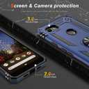 LUMARKE for Google Pixel 8 Pro Case with Screen Protector,Pass 16ft. Drop Tested Military Grade Protective Phone Cover with Magnetic Ring Kickstand Compatible with Car Mount Holder Blue