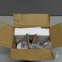 LED 2 Light Track Lighting Kit, LED Track Lighting Fixtures, White Round Ceiling Spot Lighting, Flexibly Rotatable Light Head for Kitchen, Living Room, Bedroom, GU10 Bulb Not Included