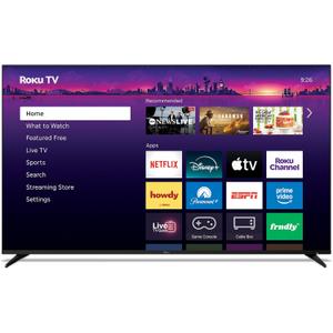 Roku Smart TV  65-Inch Pro Series 4K QLED RokuTV with Backlit Roku Voice Remote Pro, Dolby Vision IQ, 120Hz Refresh Rate  Live Local News, Sports, Gaming