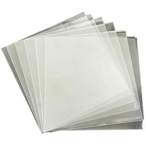 Tezuyok 50 Record Sleeves for 7" Vinyl Record, 4 mils Thick Clear Professional Vinyl Record Storage Protector, Vinyl Record Outer Sleeves for EP Album Covers, Set of 2