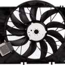 220-500-02-93 Engine Radiator Cooling Fan for Mercedes-Benz S350 S430 S500 S55 AMG S600 S65 AMG SL55 AMG SL600 SL63 AMG SL65 AMG CL500 CL55 AMG CL600 CL65 AMG, 220-500-01-93