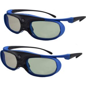 Active Shutter 3D Glasses Active 3D Glasses 3D TV Projectors 3D Movies Games Active RF 3D Glasses for Sony Epson Toshiba Sharp's RF 3D TV Projector Compatible with TDG-BT500A, SSG-5100GB