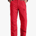 FREE SOLDIER Men's Waterproof Snow Insulated Pants Winter Skiing Snowboarding Pants with Zipper Pockets, Size XL