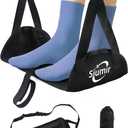 Airplane Foot Hammock, Upgraded Anti-Squeeze Foot Rest for Plane Travel - Relax Your Feet with Better Support, Thickened Foam, Portable Design, and More Comfortable Foot Sling (9 Inch)