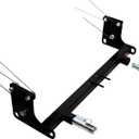 BX1126 Tow Bar Base Plate, Tow Bar Bracket Compatible with 2007-2018 Jeep Wrangler JK and Jeep Wrangler Unlimited JKU 2/4 Doors with Standard Bumper