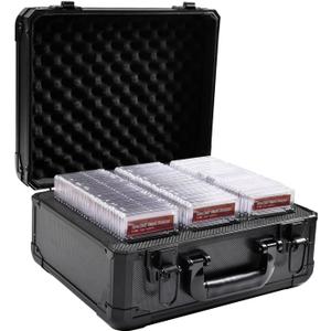 3ROW Graded Card Storage Box, PSA Slab Card Case for Graded Cards Sports Cards,Trading Card Case Holder Fits CSG, PSA,BGS and Toploaders