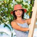 Wallaroo Hat Company Women's Victoria Fedora UPF 50+ UV Protection, Wide Brim, Packable & Adjustable Sun Hat