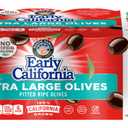 Early California Extra Large Ripe Pitted Olives, Pack of 8, 6 oz Cans